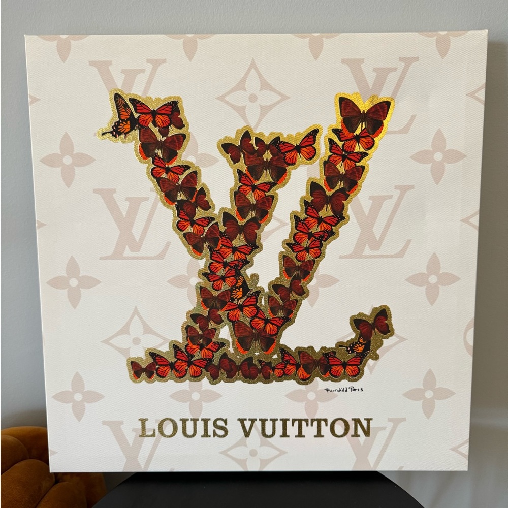 16 x 16 Louis Vuitton canvas painting